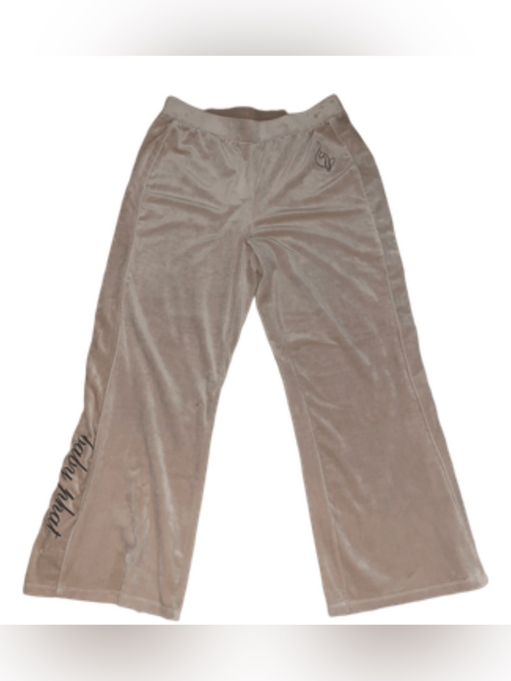 Baby Phat x Forever 21 Collab : Pink/Beige Velour Flared Joggers